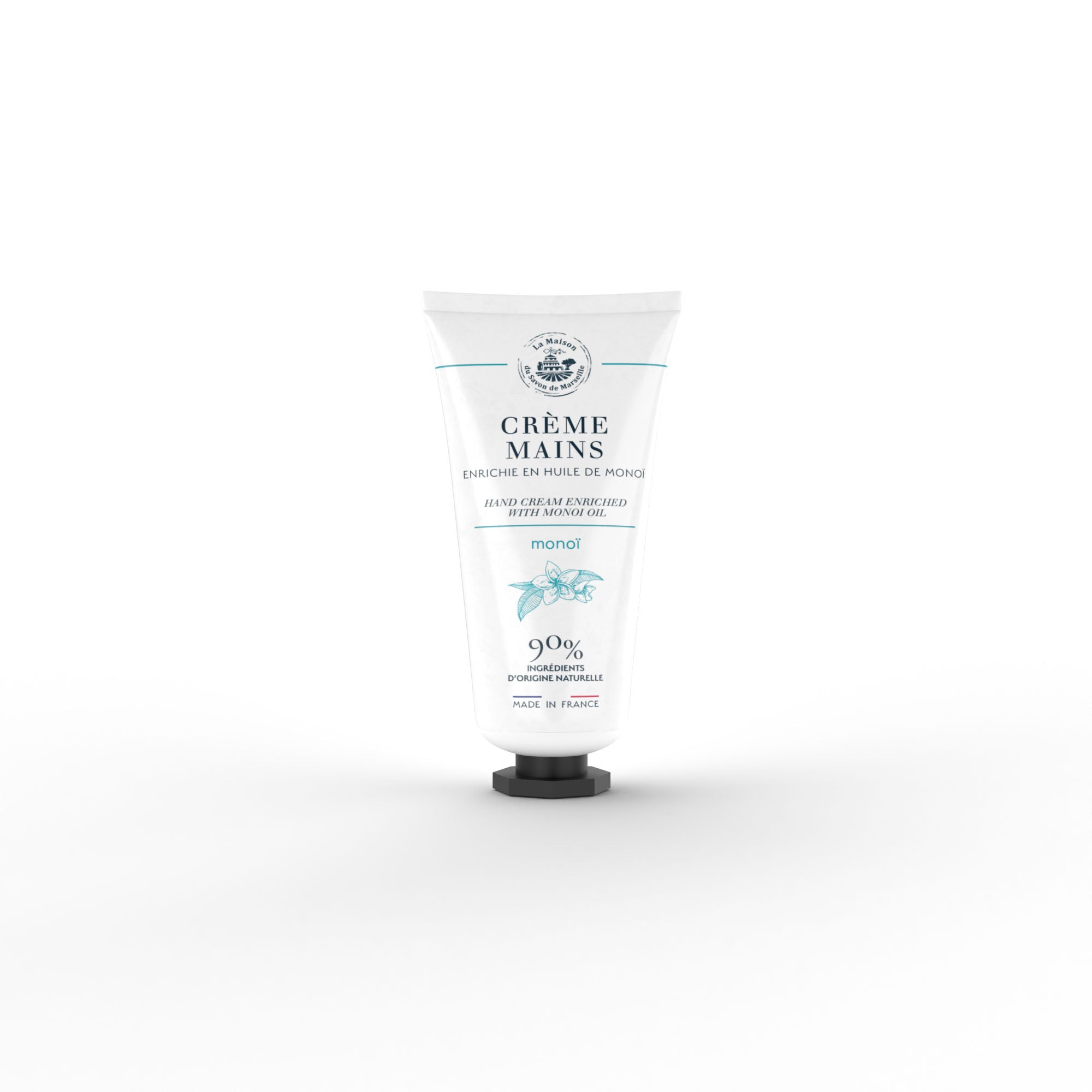 Maison Du Savon De Marseille Handcreme Mit Bio-Ziegenmilch & Arganöl, 75 Ml – Feuchtigkeitsspendend, Für Trockene Hände