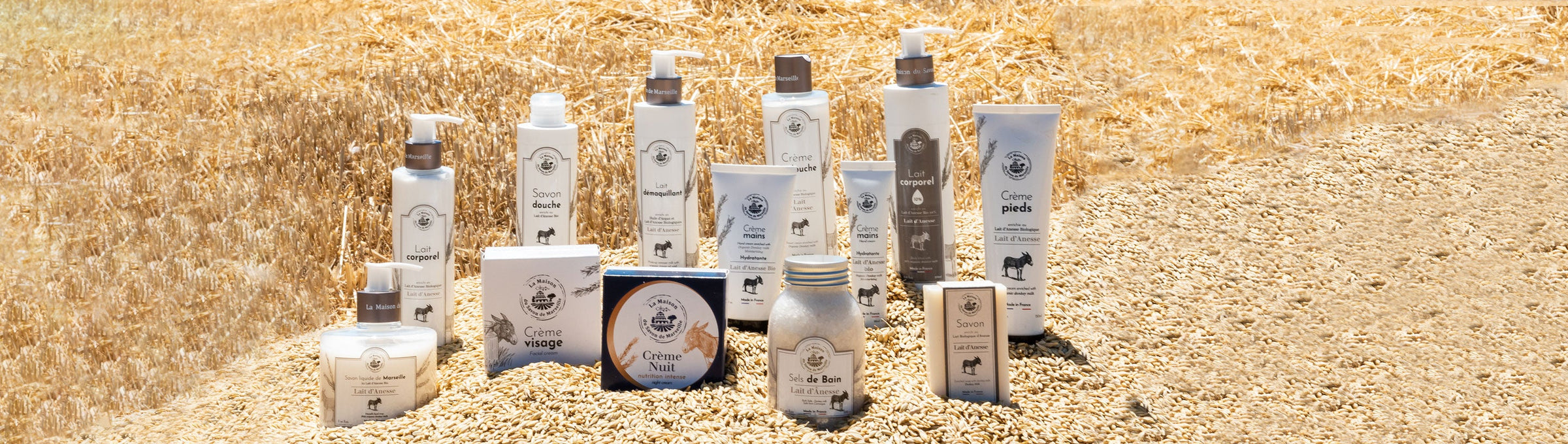 Soins au lait d'ânesse