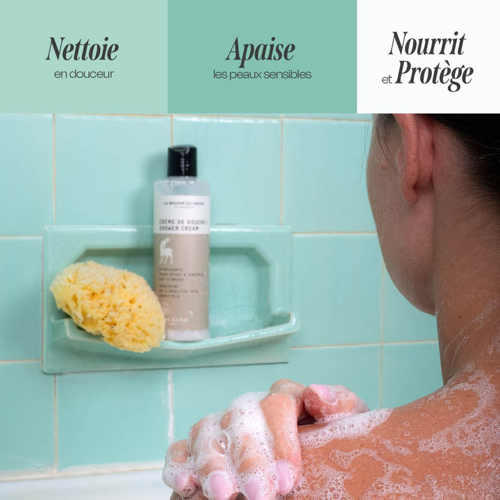 Vorteile der pflegenden Duschcreme mit Eselsmilch – 250 ml | La Maison du Savon de Marseille