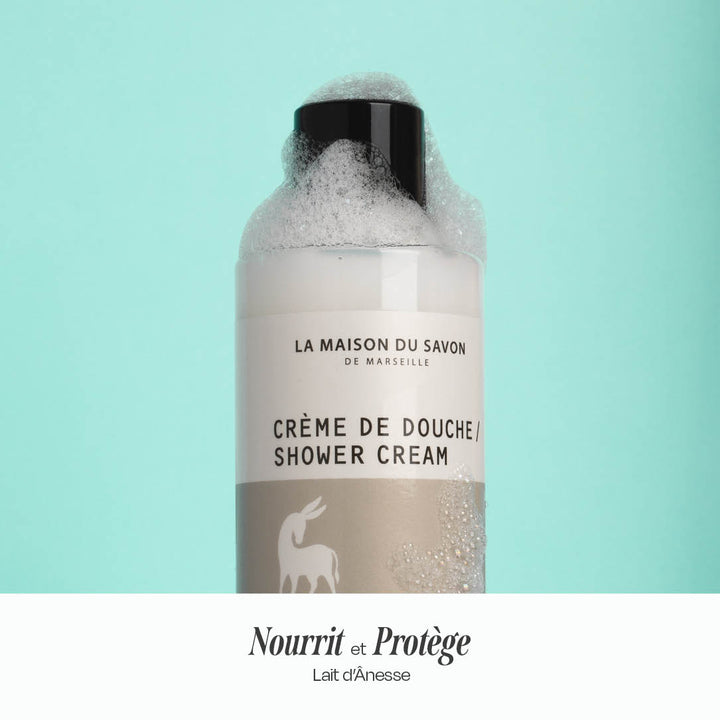 Vorteile der pflegenden Duschcreme mit Eselsmilch – 250 ml | La Maison du Savon de Marseille