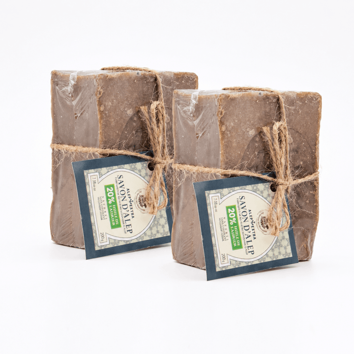 Duo de Savons d’Alep 20% Huile de Baies de Laurier
