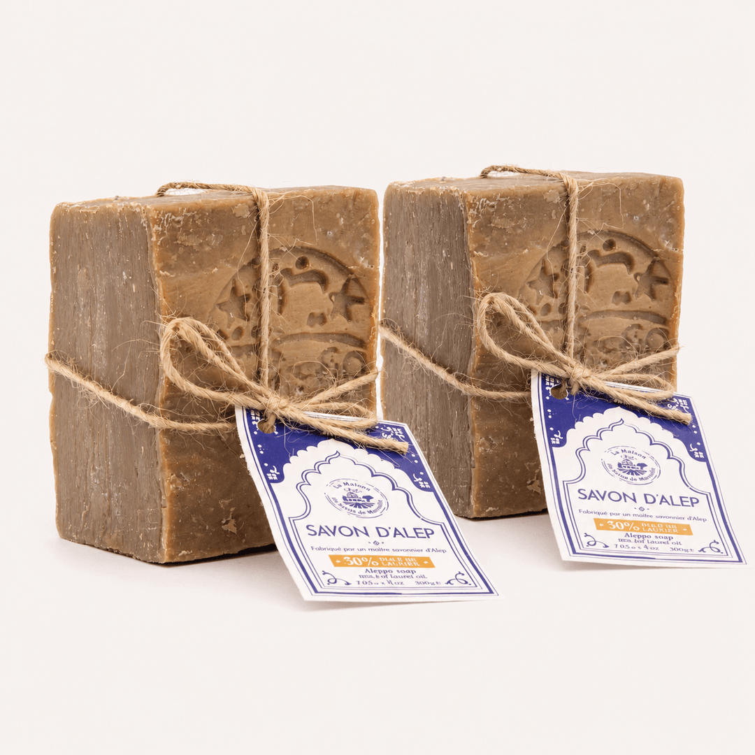 Duo de Savons d’Alep 30% Huile de Baies de Laurier