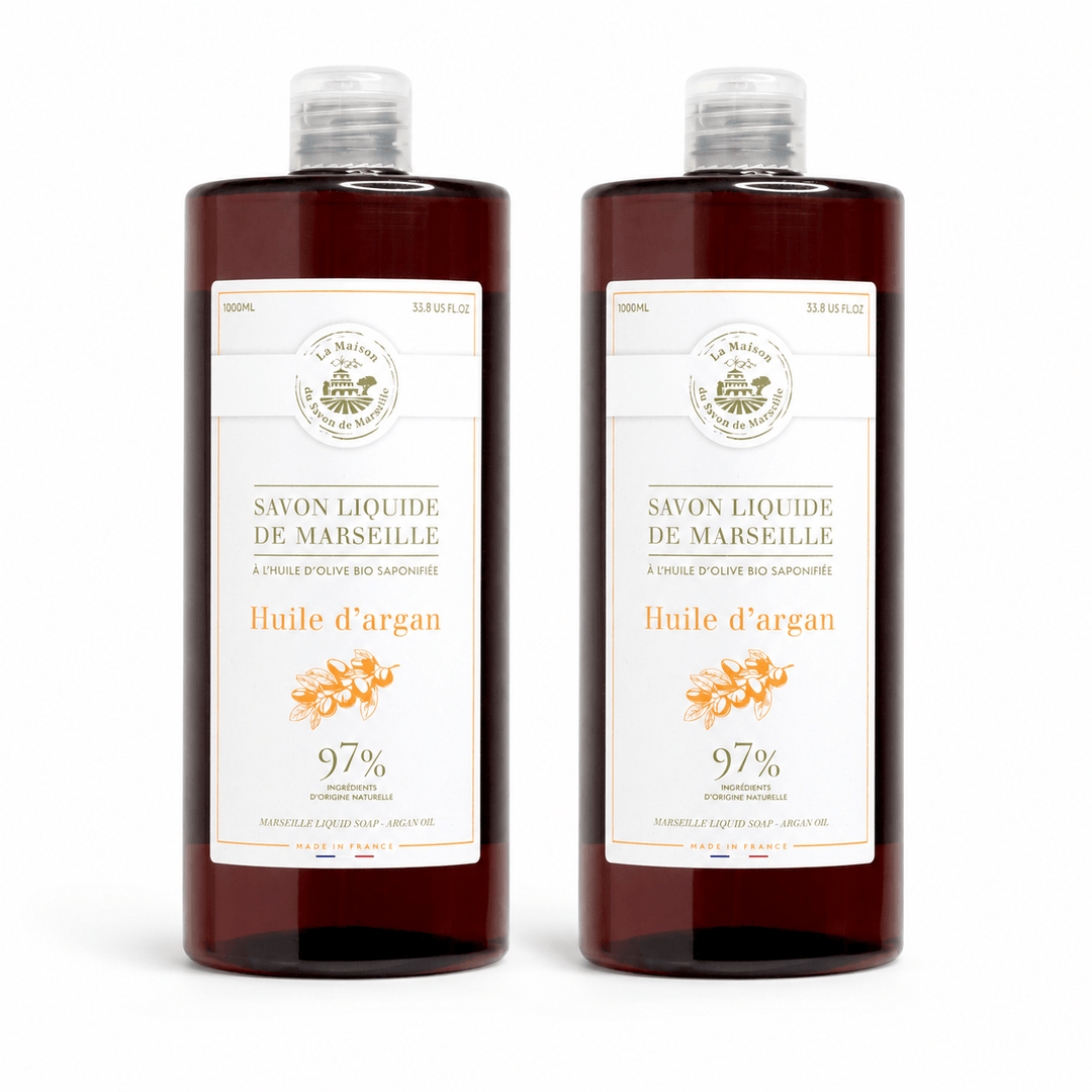 Duo de Savons Liquides à l’Argan 1L