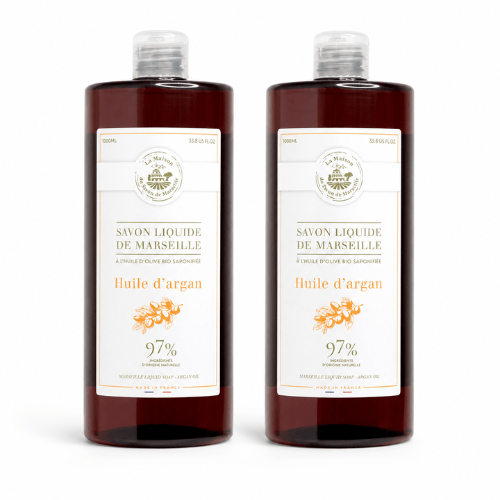 Duo de Savons Liquides à l’Argan 1L
