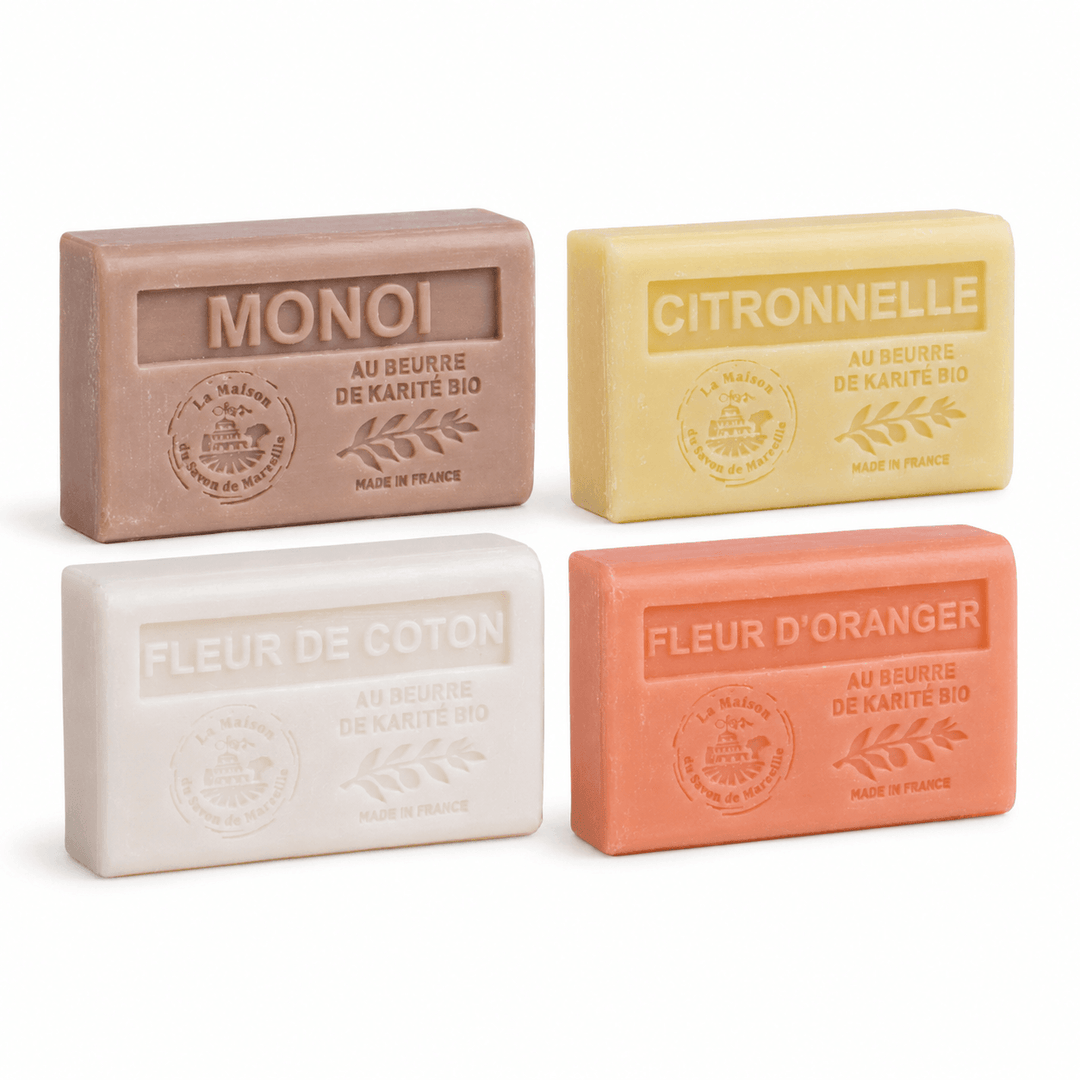 Pack Évasion Parfumée – 4 Savons Parfumés 125g