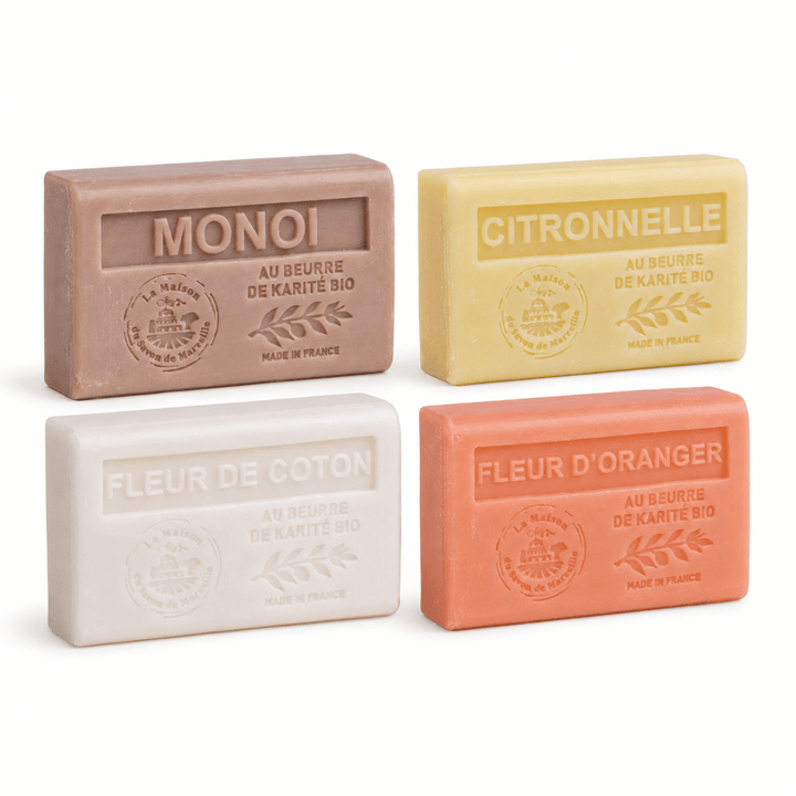 Pack Évasion Parfumée – 4 Savons Parfumés 125g