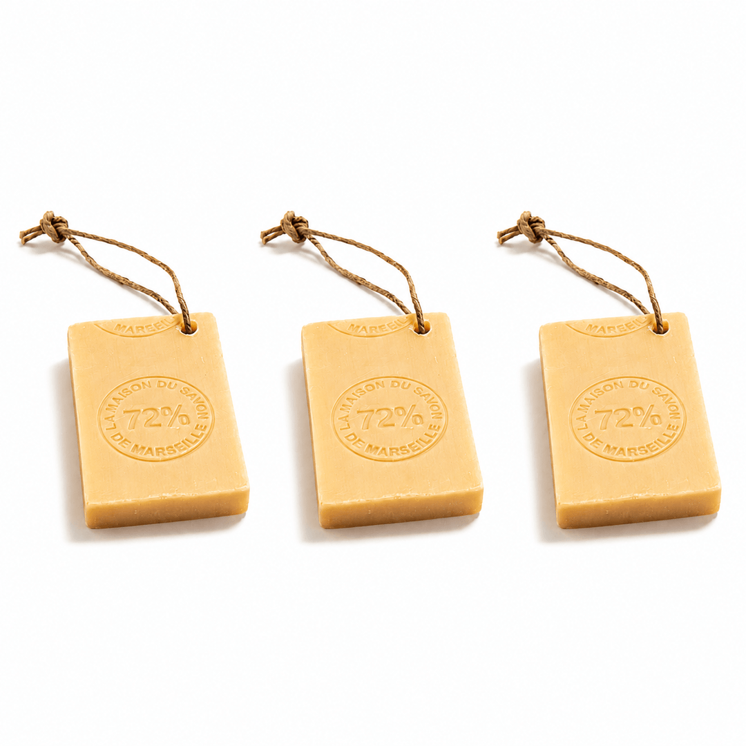 Trio de Tranches de Savon de Marseille Végétal 250g