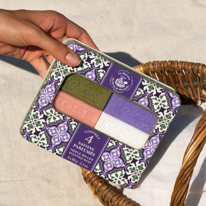 Signature Gift Set – 4 Scented Soaps with Shea Butter, 60g