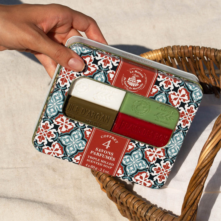 Collection Gift Set – 4 Scented Soaps with Shea Butter, 60g