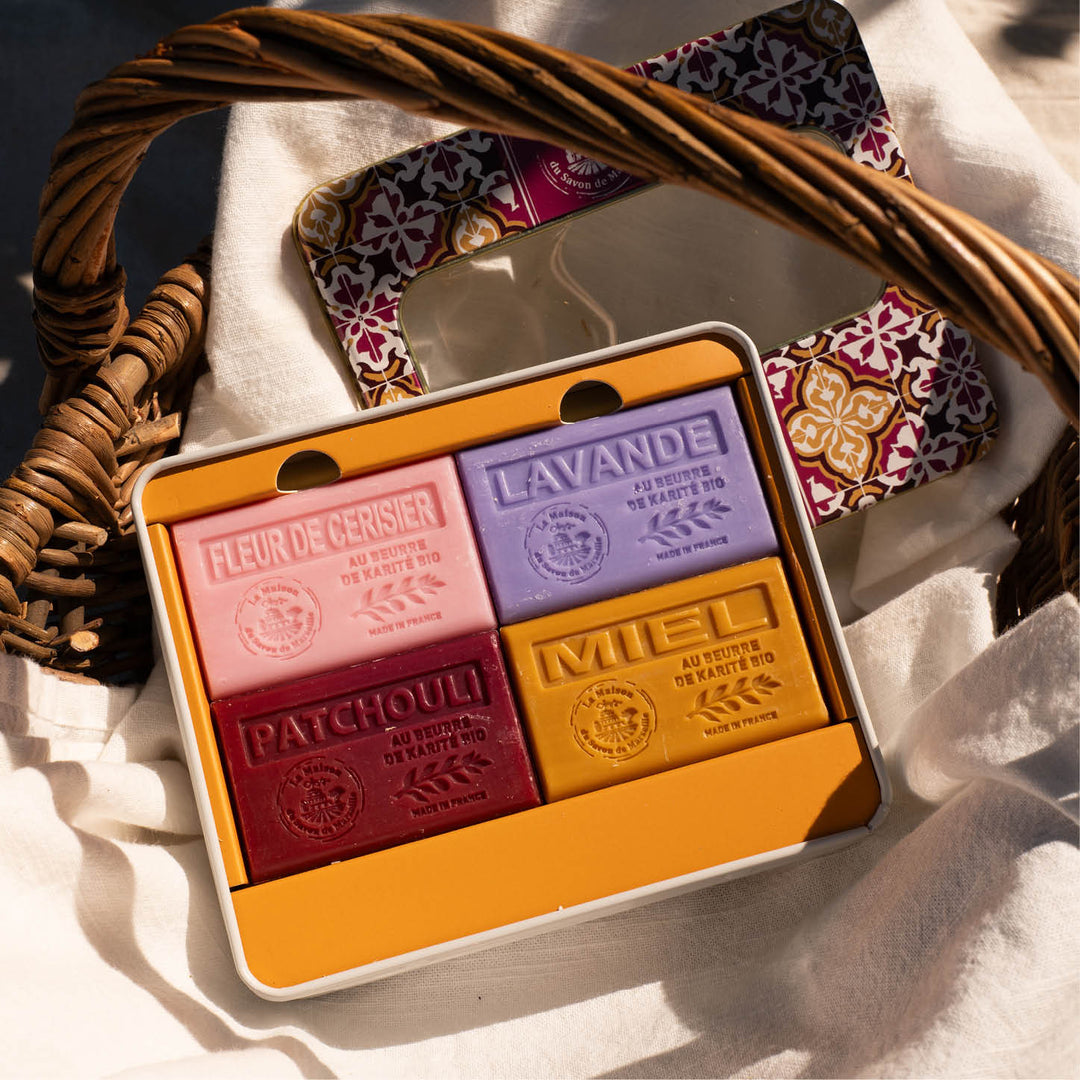 Discovery Gift Set – 4 Scented Soaps with Shea Butter, 60g