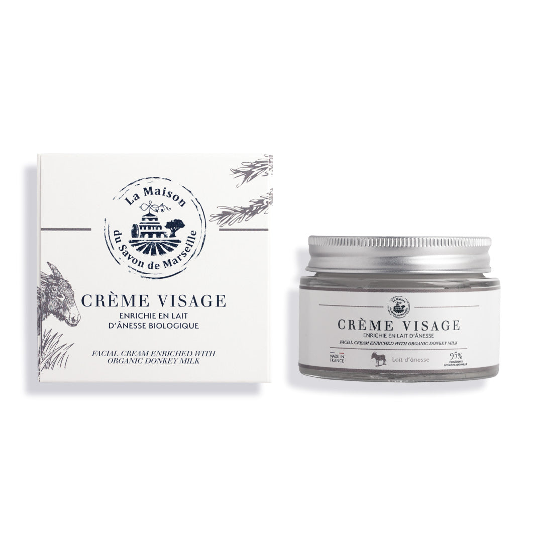 Crème pour le visage - Lait d'ânesse bio 50ml