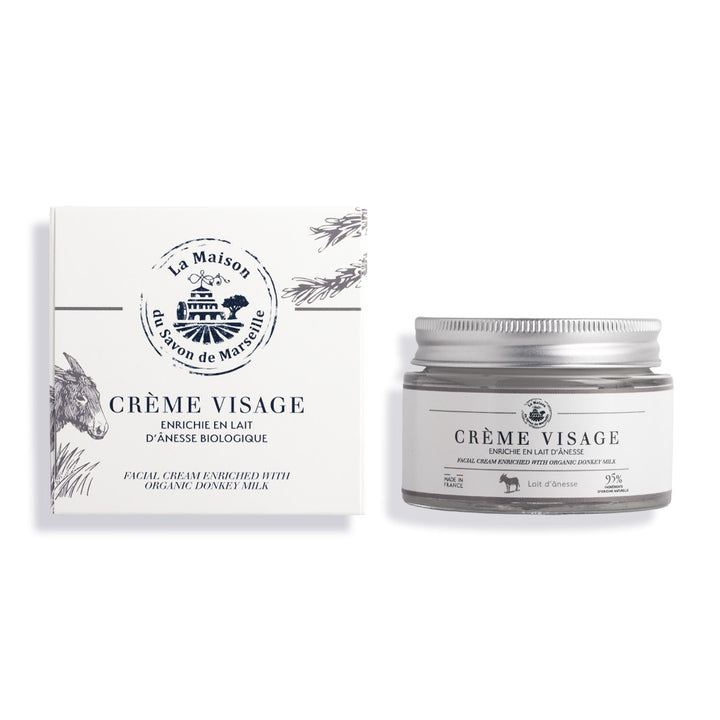 Crème pour le visage - Lait d'ânesse bio 50ml