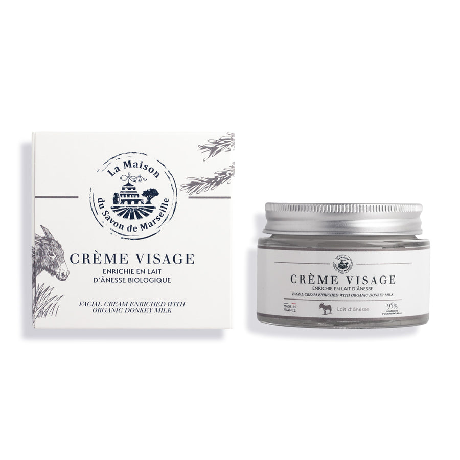 Crème pour le visage - Lait d'ânesse bio 50ml