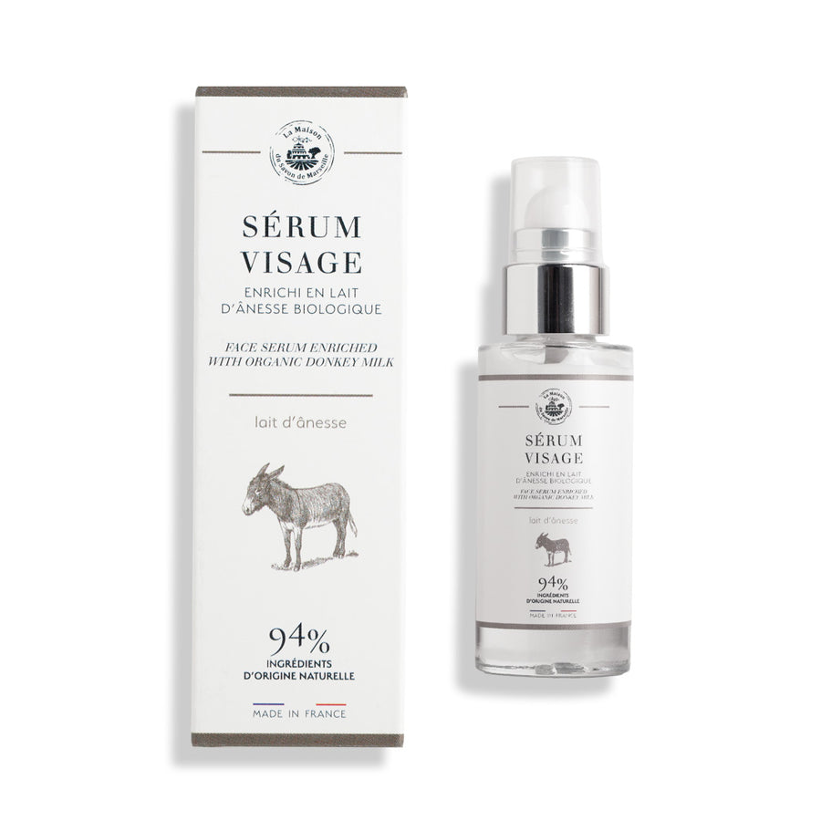 Sérum pour le visage hydratant non gras - Lait d'ânesse 30ml