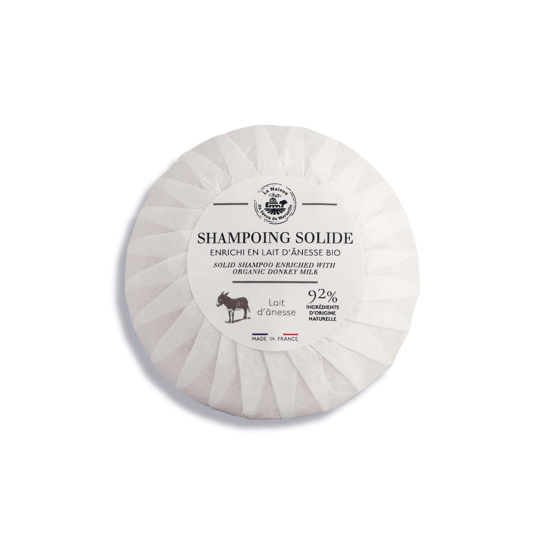 Solid shampoo for normal hair - Donkey milk 100g | La Maison du Savon de Marseille