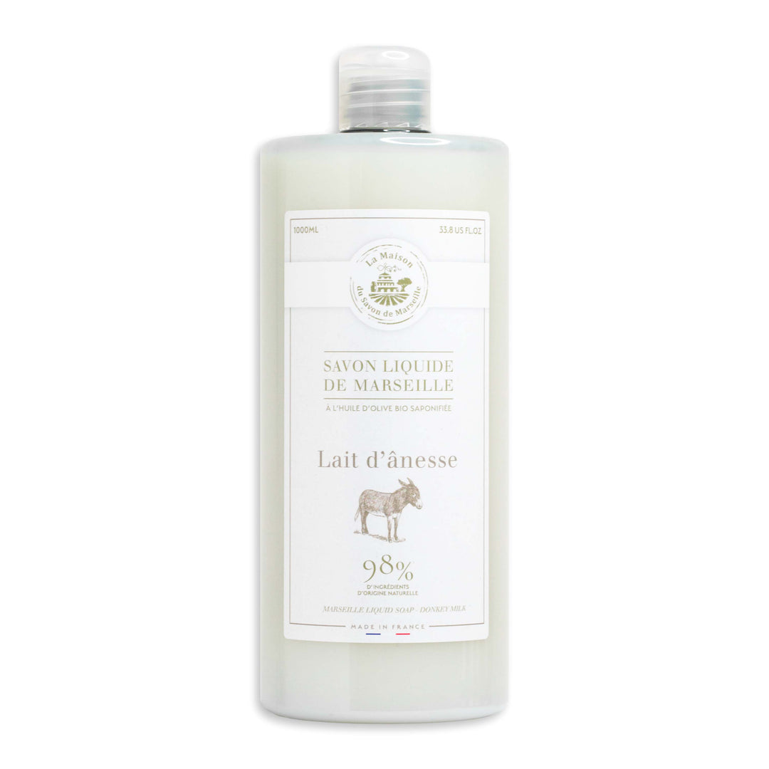 Marseille Liquid Soap Refill - Donkey Milk 1L | La Maison du Savon de Marseille