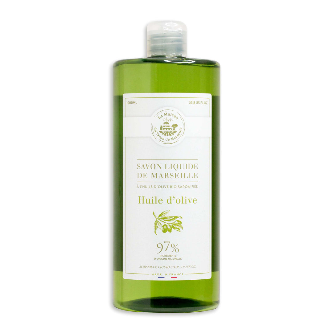 Nachfüllpackung Flüssigseife aus Marseille – Olivenöl 1 l | La Maison du Savon de Marseille