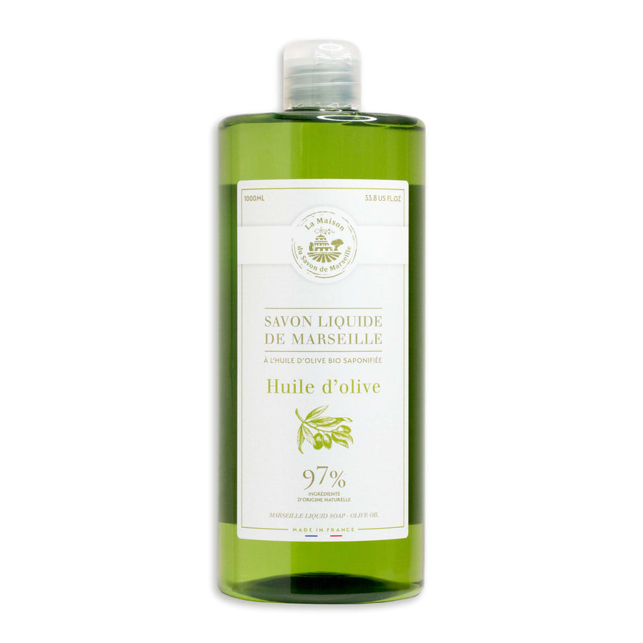 Nachfüllpackung Flüssigseife aus Marseille – Olivenöl 1 l | La Maison du Savon de Marseille