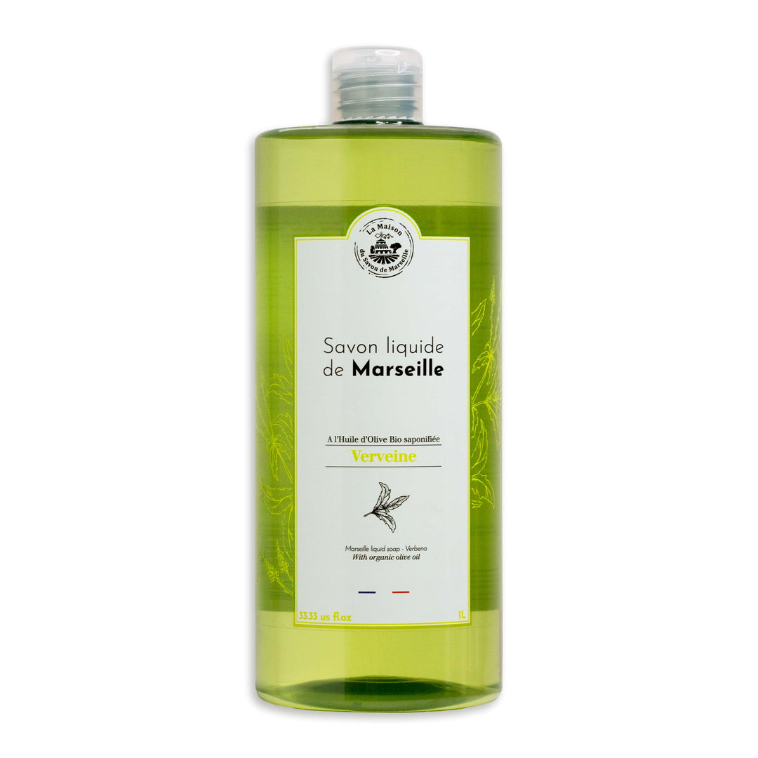 Nachfüllpackung Flüssigseife aus Marseille – Eisenkraut 1 l | La Maison du Savon de Marseille
