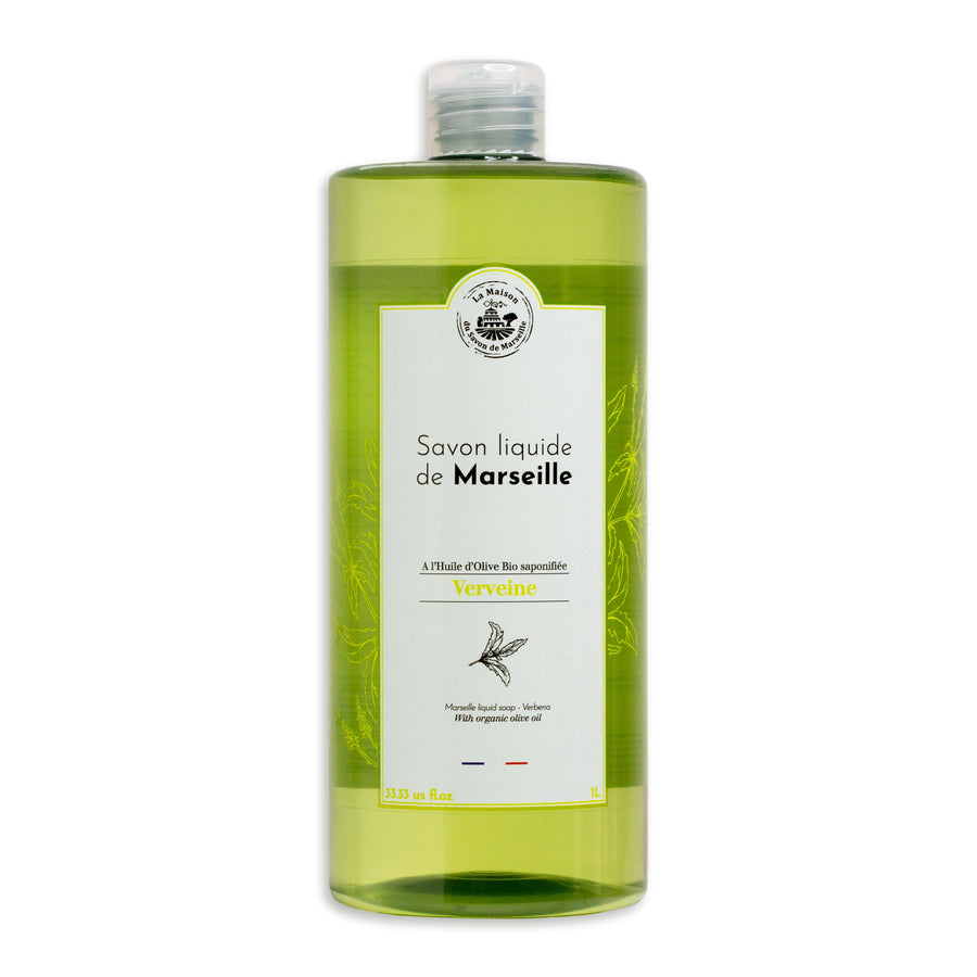 Nachfüllpackung Flüssigseife aus Marseille – Eisenkraut 1 l | La Maison du Savon de Marseille