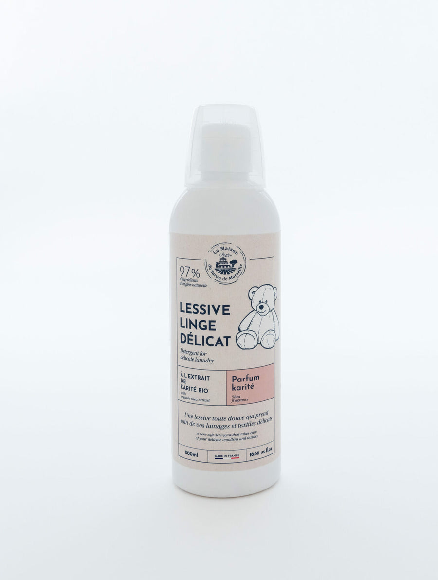 Lessive liquide spciale linge dlicat - Beurre de karit 500ml La Maison du Savon de Marseille Lessive liquide spciale linge dlicat - Beurre de karit 500ml La Maison du Savon de Marseille