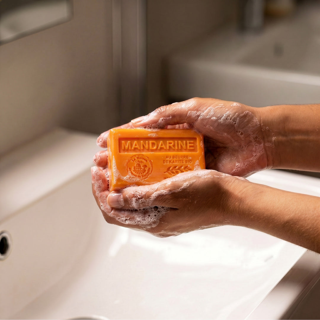 Savon solide parfumé Mandarine | La Maison du Savon de Marseille