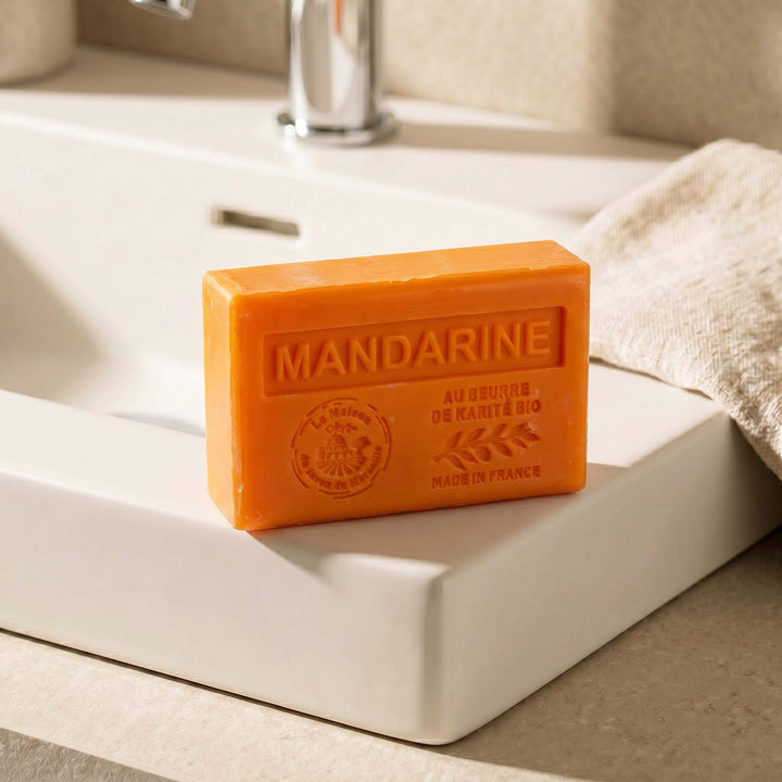 Savon solide parfumé Mandarine | La Maison du Savon de Marseille