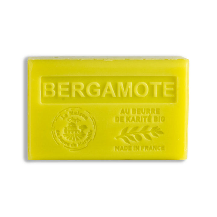 Savon solide parfumé Bergamote - Au beurre de karité bio 125g