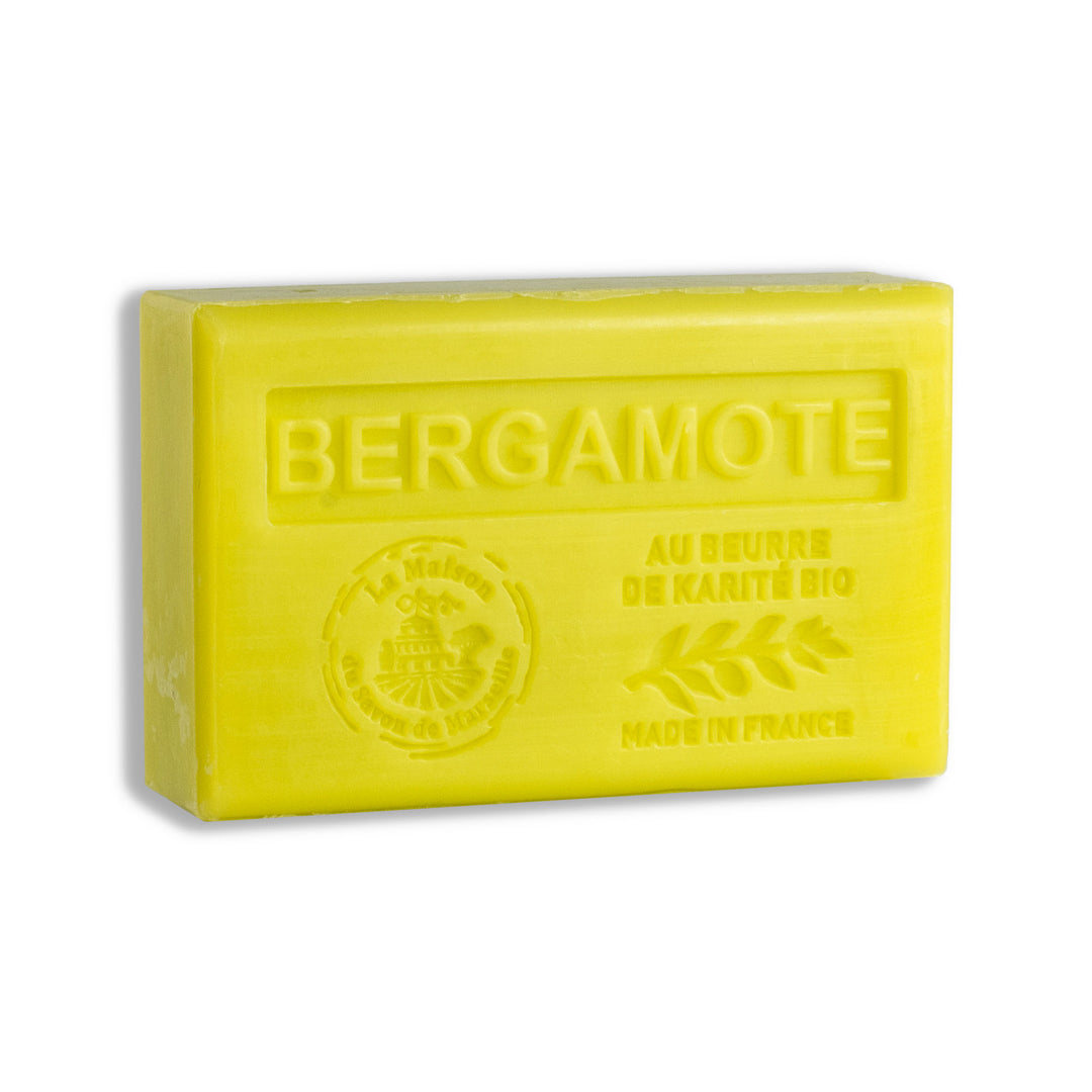 Savon solide parfumé Bergamote - Au beurre de karité bio 125g