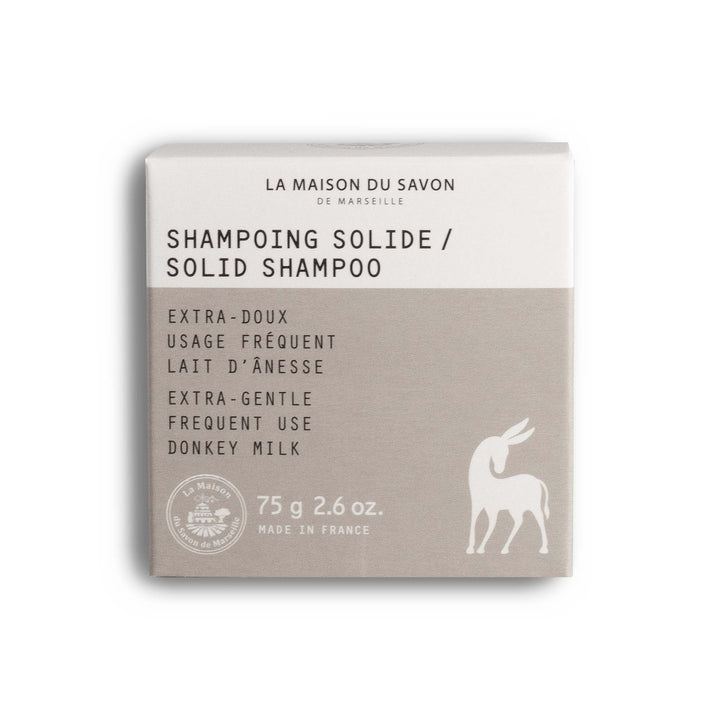 Shampoing Solide Extra-Doux 75g au Lait d'Ânesse | La Maison du Savon de Marseille