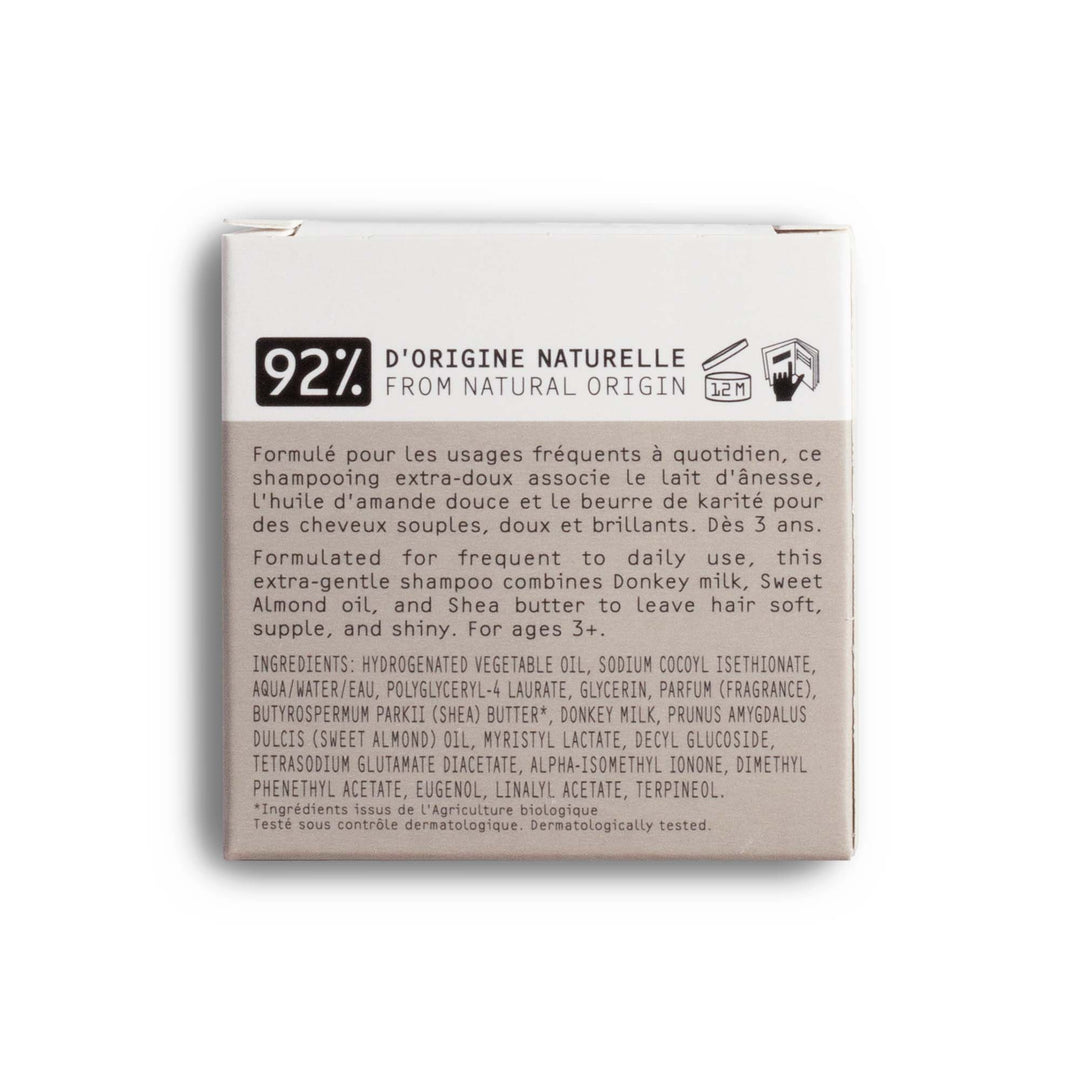 Shampoing Solide Extra-Doux 75g au Lait d'Ânesse | La Maison du Savon de Marseille