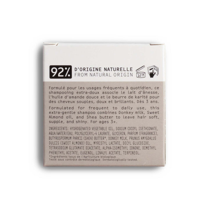 Shampoing Solide Extra-Doux 75g au Lait d'Ânesse | La Maison du Savon de Marseille