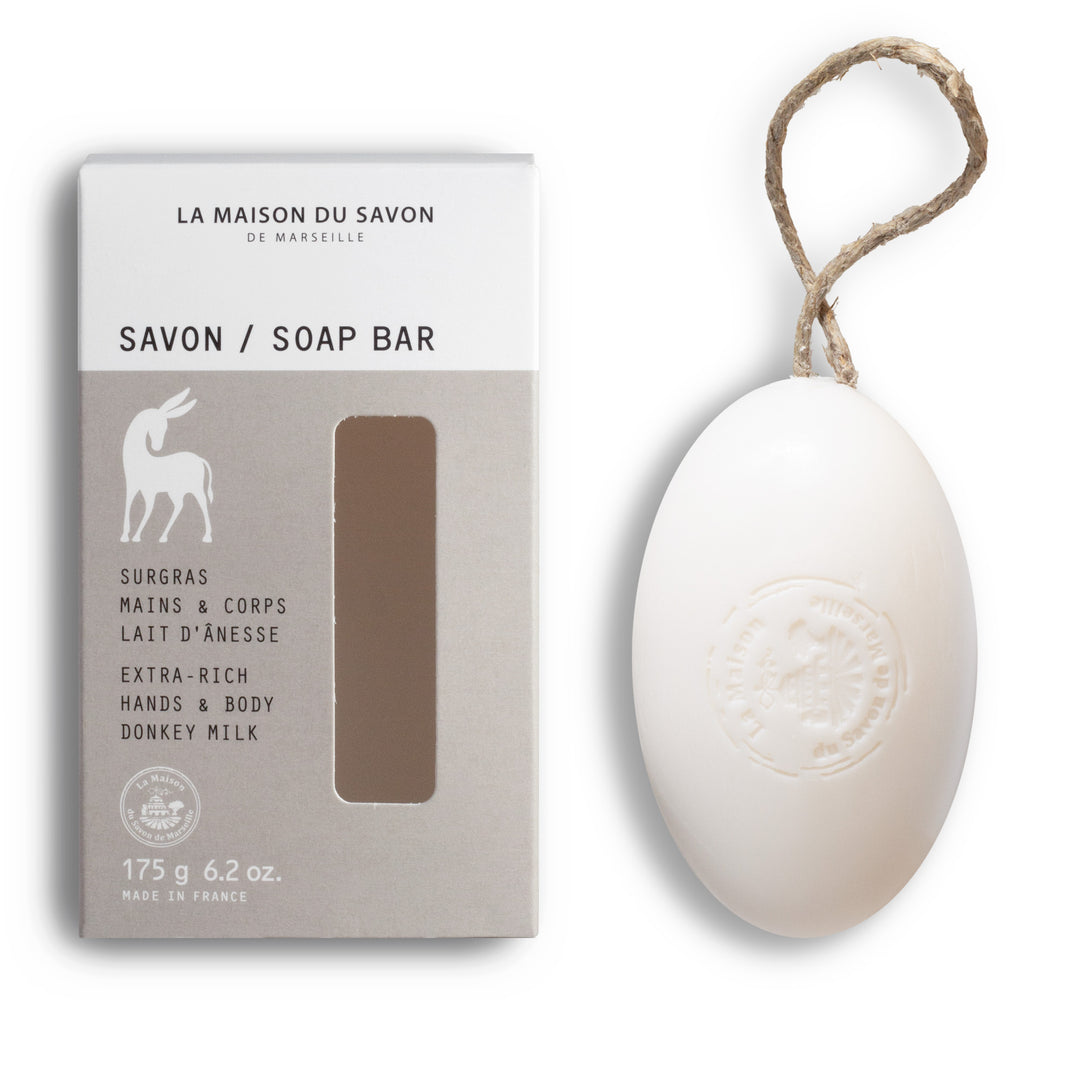 Rückfettende Seife 175 g mit Eselsmilch | Die Maison du Savon de Marseille