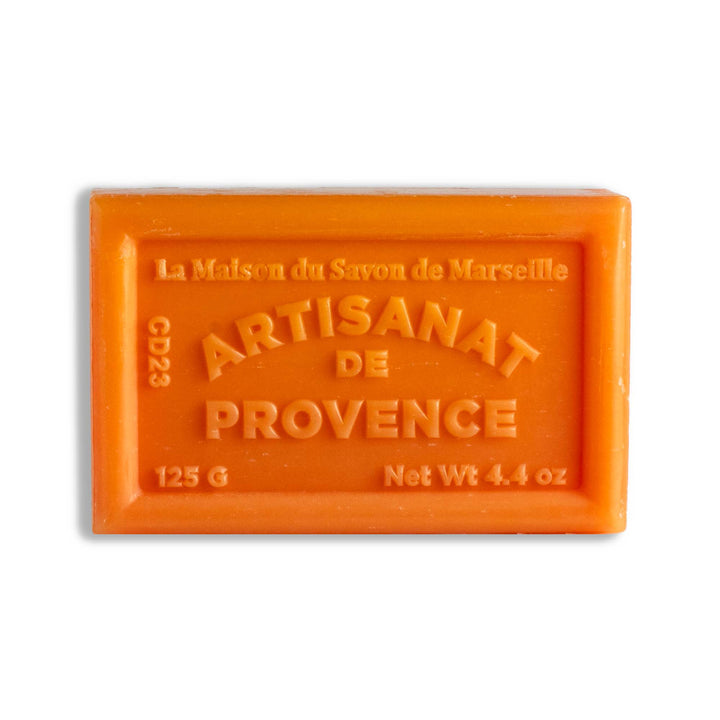 Savon solide parfumé Mandarine - Au beurre de karité bio 125g