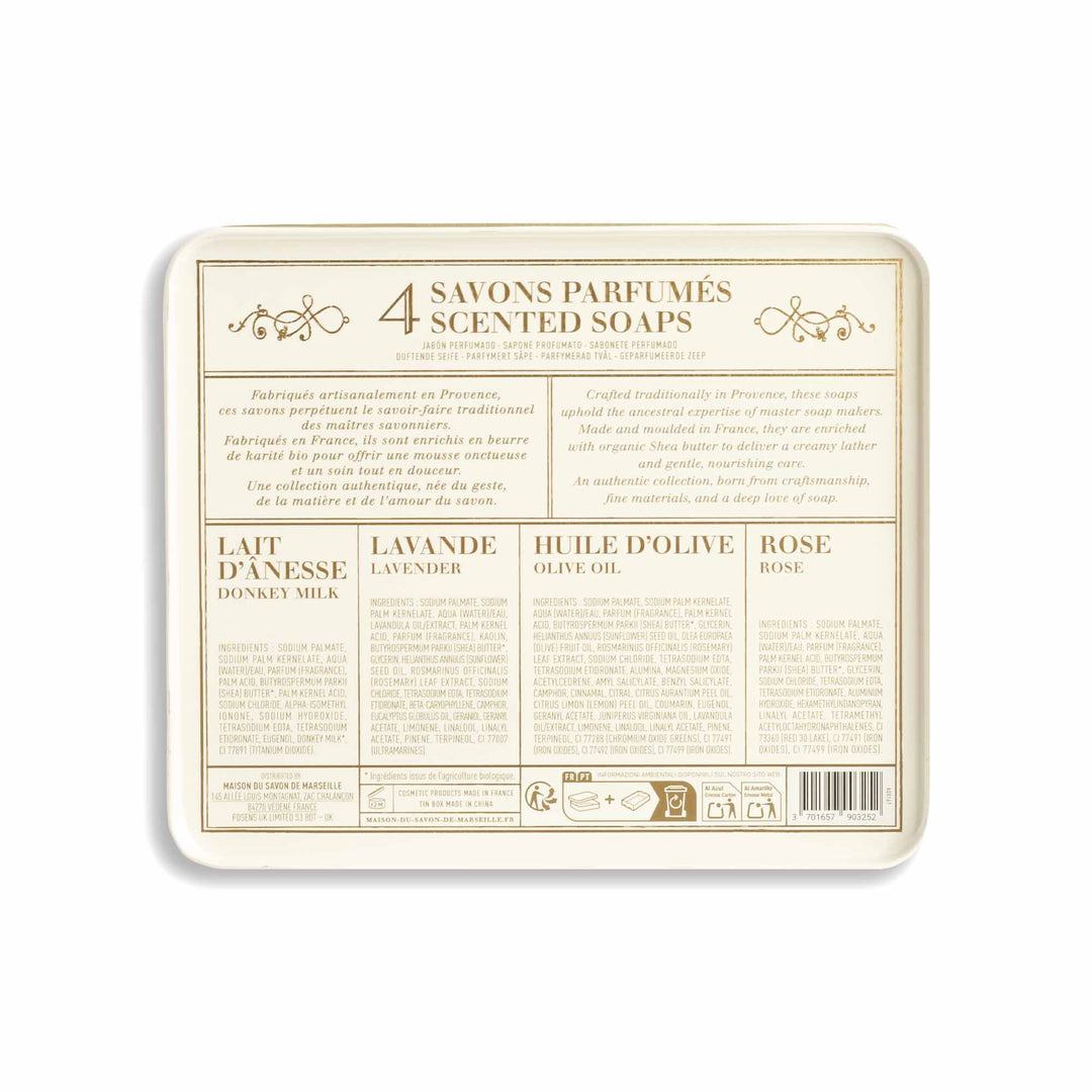 Coffret Cadeau Signature – 4 Savons Parfumés au Beurre de Karité 60g
