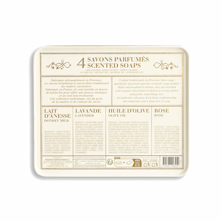 Coffret Cadeau Signature – 4 Savons Parfumés au Beurre de Karité 60g