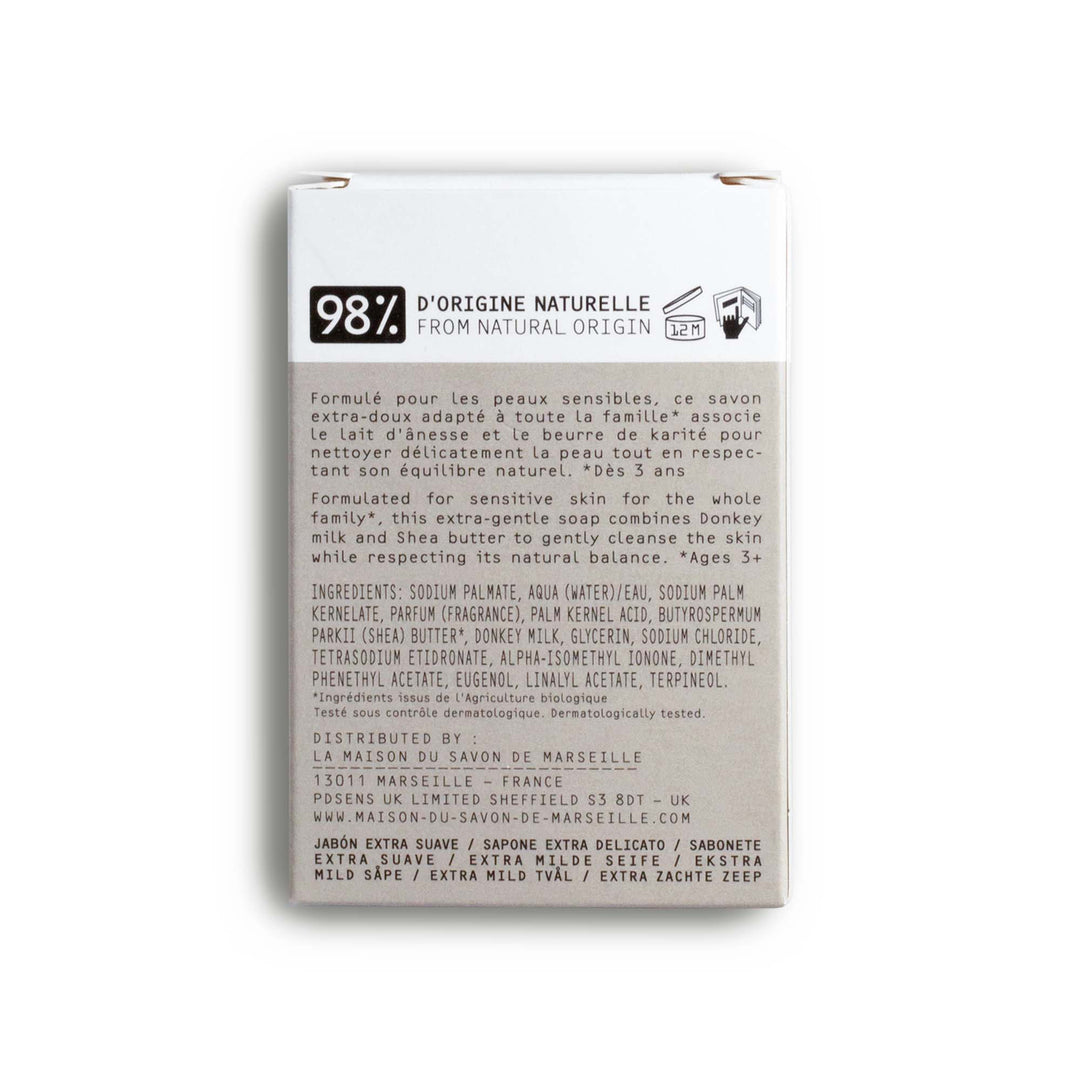 Extra-milde Seife 115 g mit Eselsmilch | Die Maison du Savon de Marseille