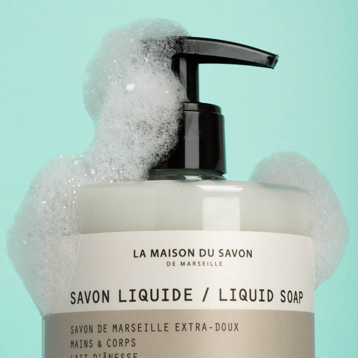 Texture Extra-Mild Marseille Liquid Soap with Donkey Milk – 500 ml | La Maison du Savon de Marseille