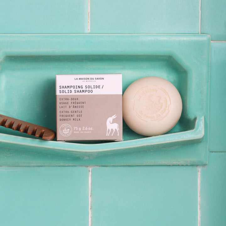 Lifestyle Extra-Gentle Solid Shampoo with Donkey Milk – 75 g | La Maison du Savon de Marseille