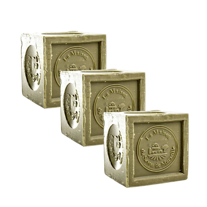 Trio Savon de Marseille en Cube 300g
