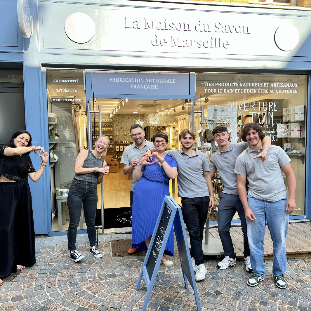 Das gesamte Team des Seifenladens in Lannion heißt Sie willkommen