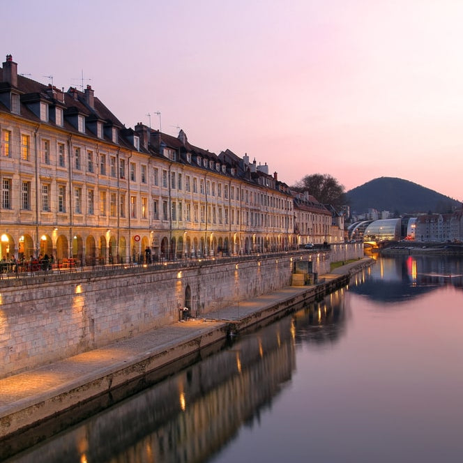 Geschäfte im Stadtzentrum von Besançon