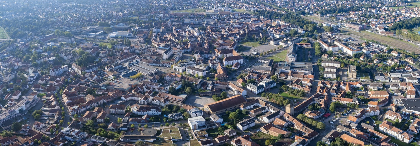 Geschäft im Stadtzentrum der Stadt Haguenau