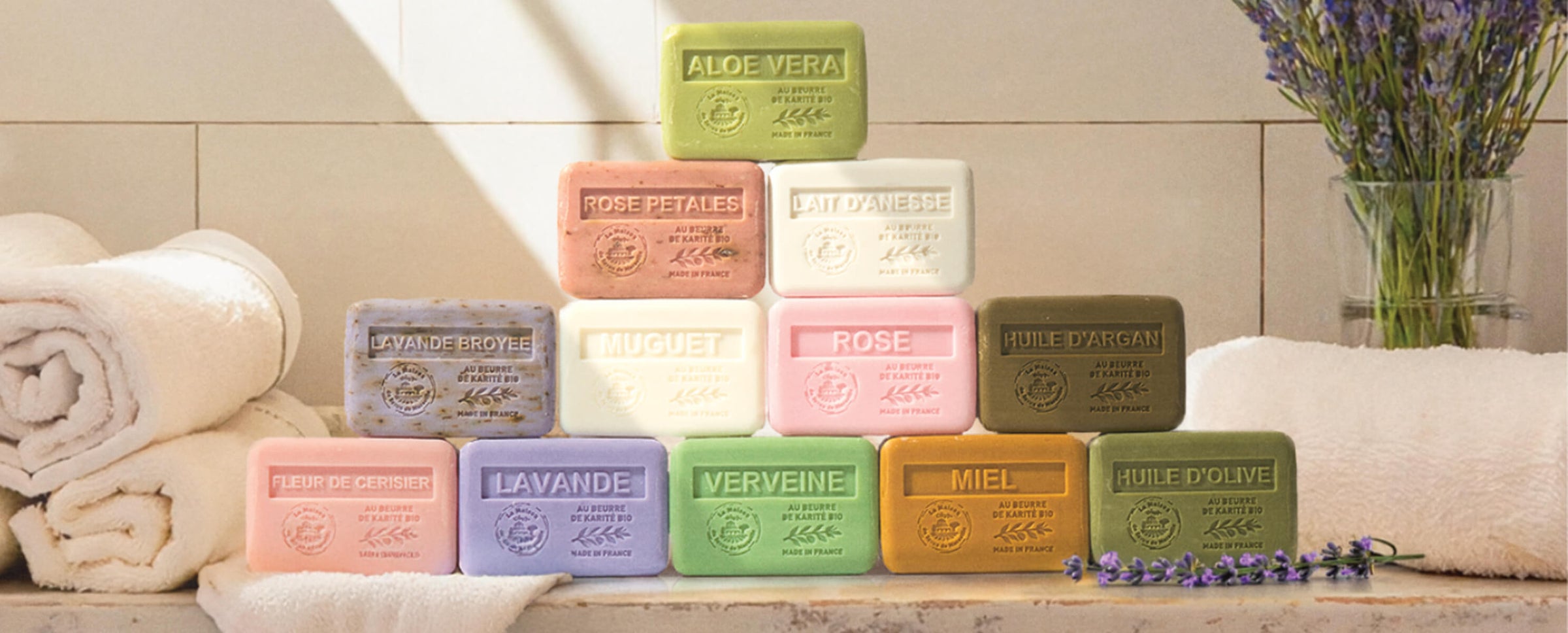 Perfumed solid soaps 250g