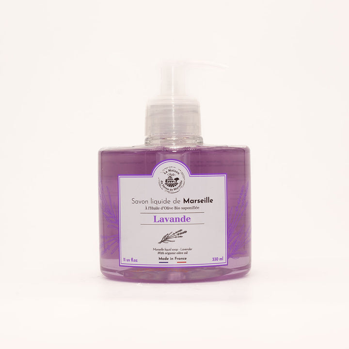 Lavender liquid Marseille soap - 330 ml with pump