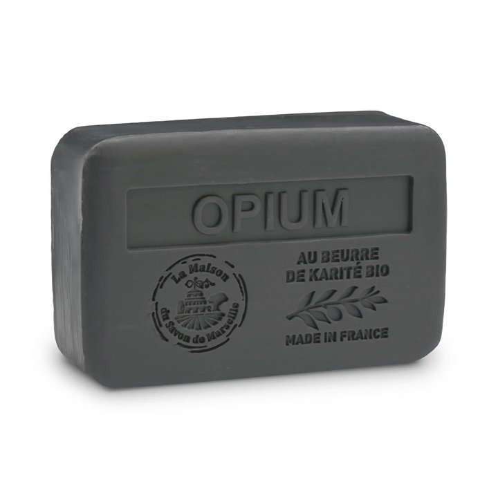 Opium-scented solid soap - With organic shea butter 250g (wrapped)
