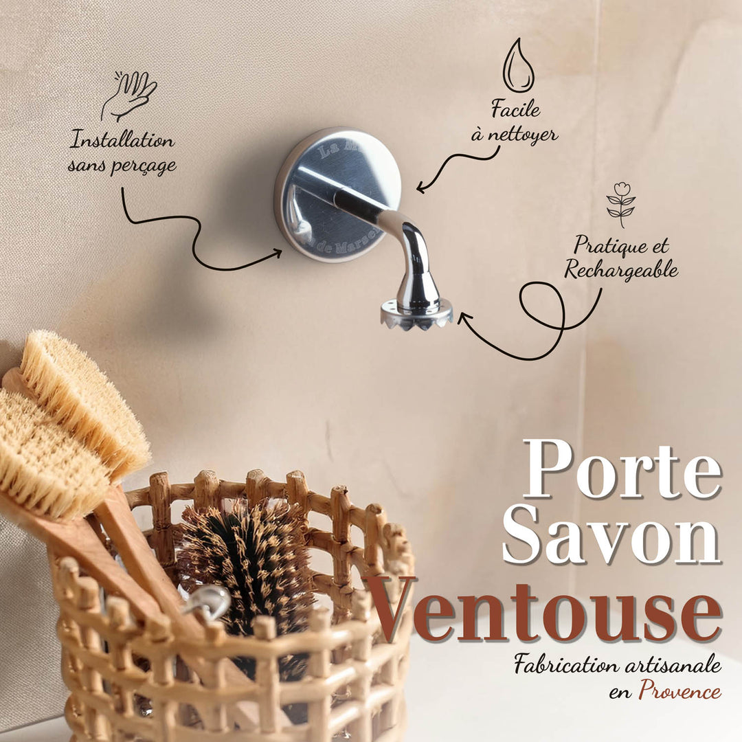 The advantages of the suction-cup soap dish