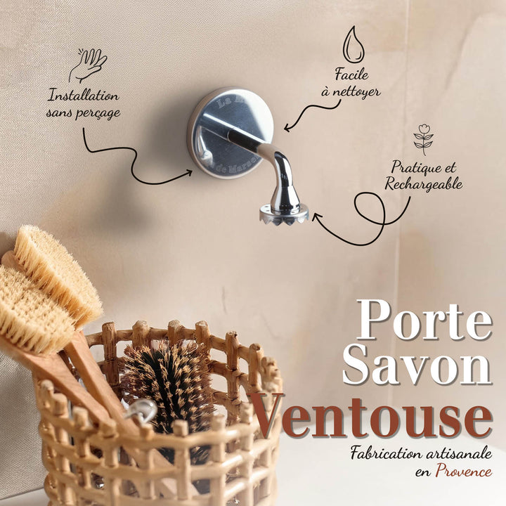 The advantages of the suction-cup soap dish