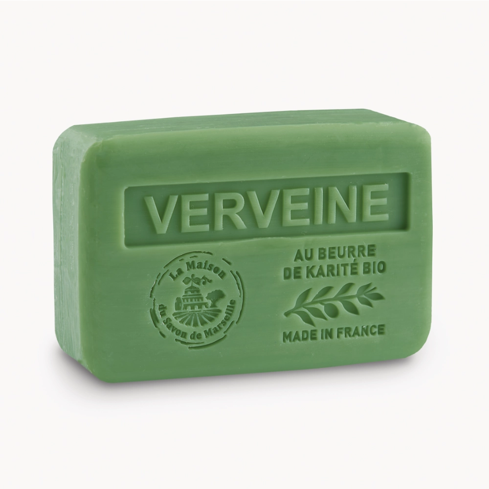 Organic scented solid soap - Verbena 250g (filmed)