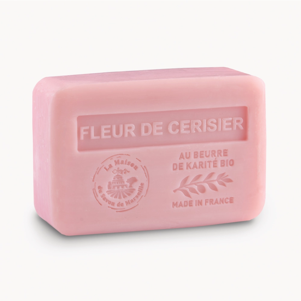 Cherry Blossom  scented solid soap - With organic shea butter 250g (filmed)